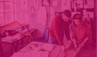 Fashion designer schneidern Mode