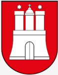 Wappen des Bundeslandes Hamburg